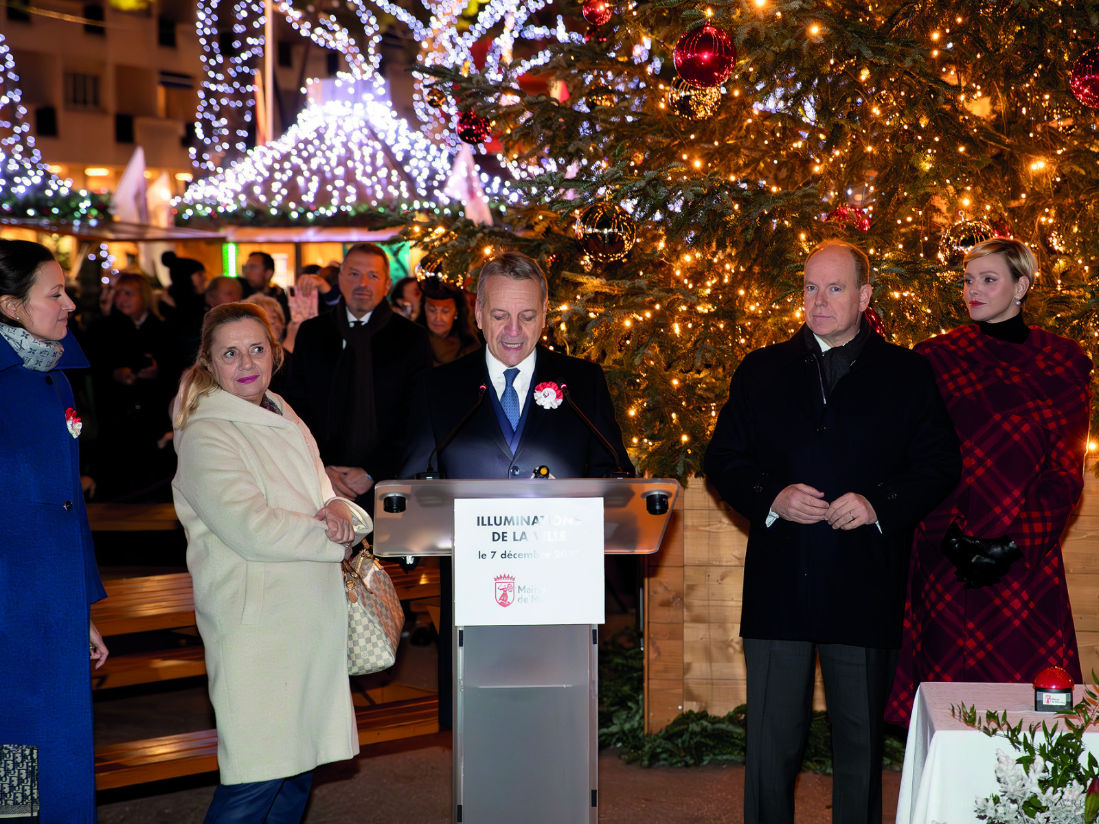 Inauguration du Village de Noël et coup d'envoi des illuminations