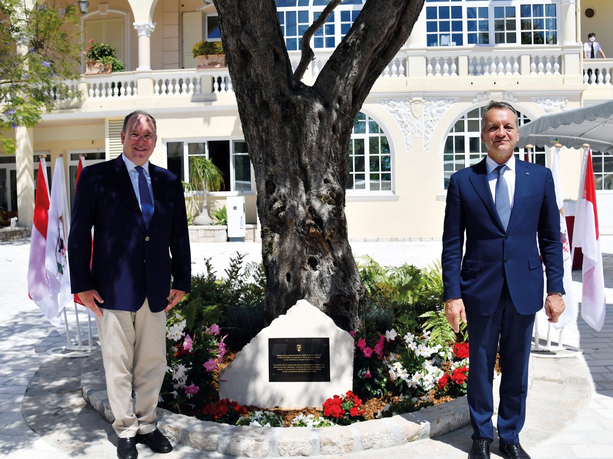 La nouvelle Cour d’Honneur inaugurée, la langue monégasque à l’honneur