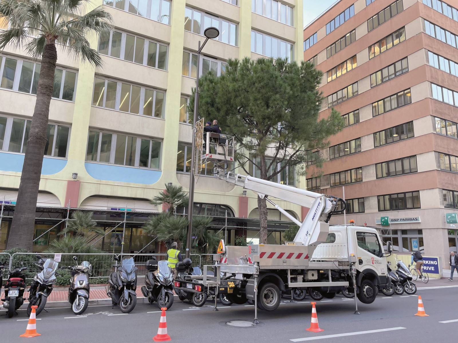 Dépose des illuminations de la ville : un travail de longue haleine