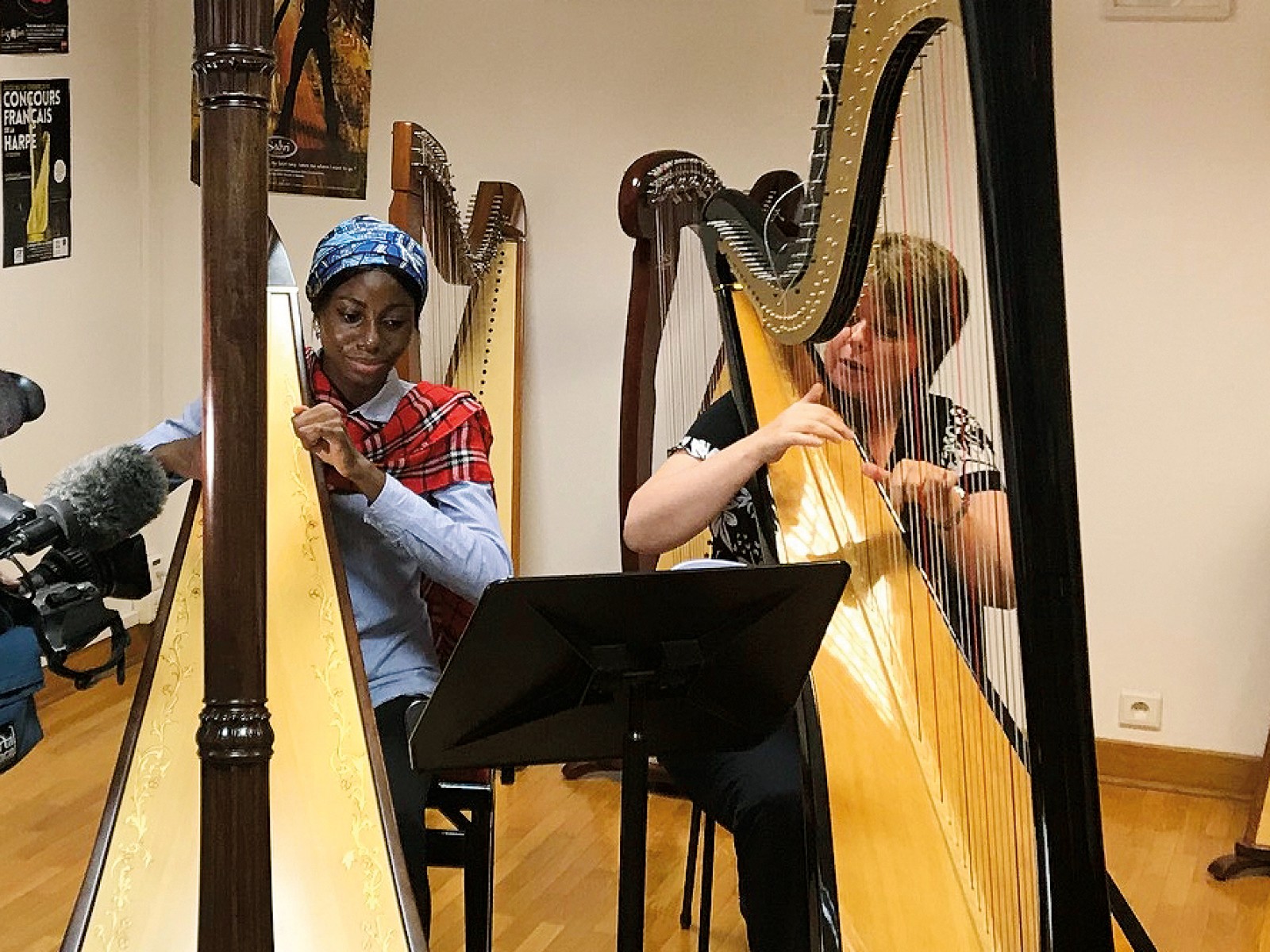 Deux artistes de Kinshasa en formation à l’Académie Rainier III