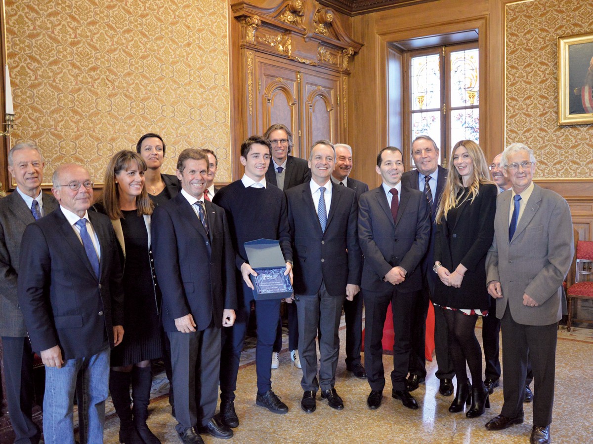 Charles Leclerc honoré par la Mairie