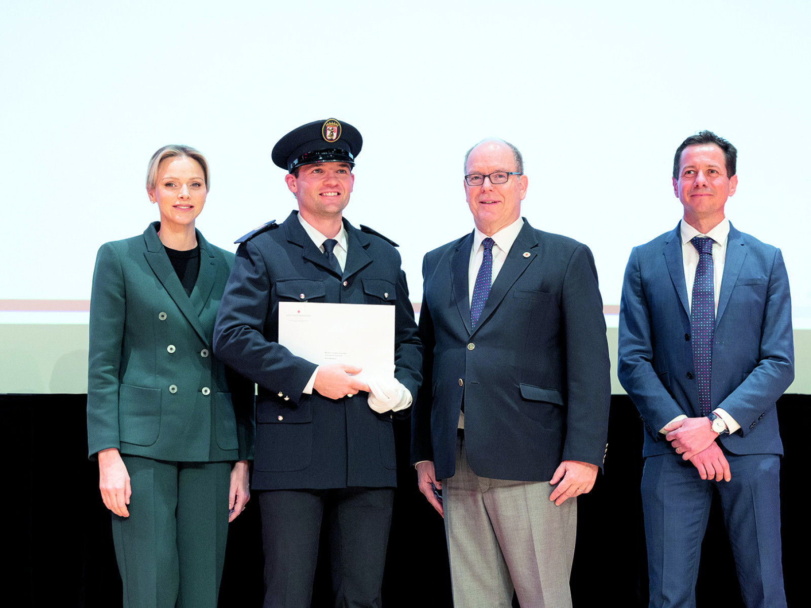 Remise des diplômes de la Croix Rouge Monégasque