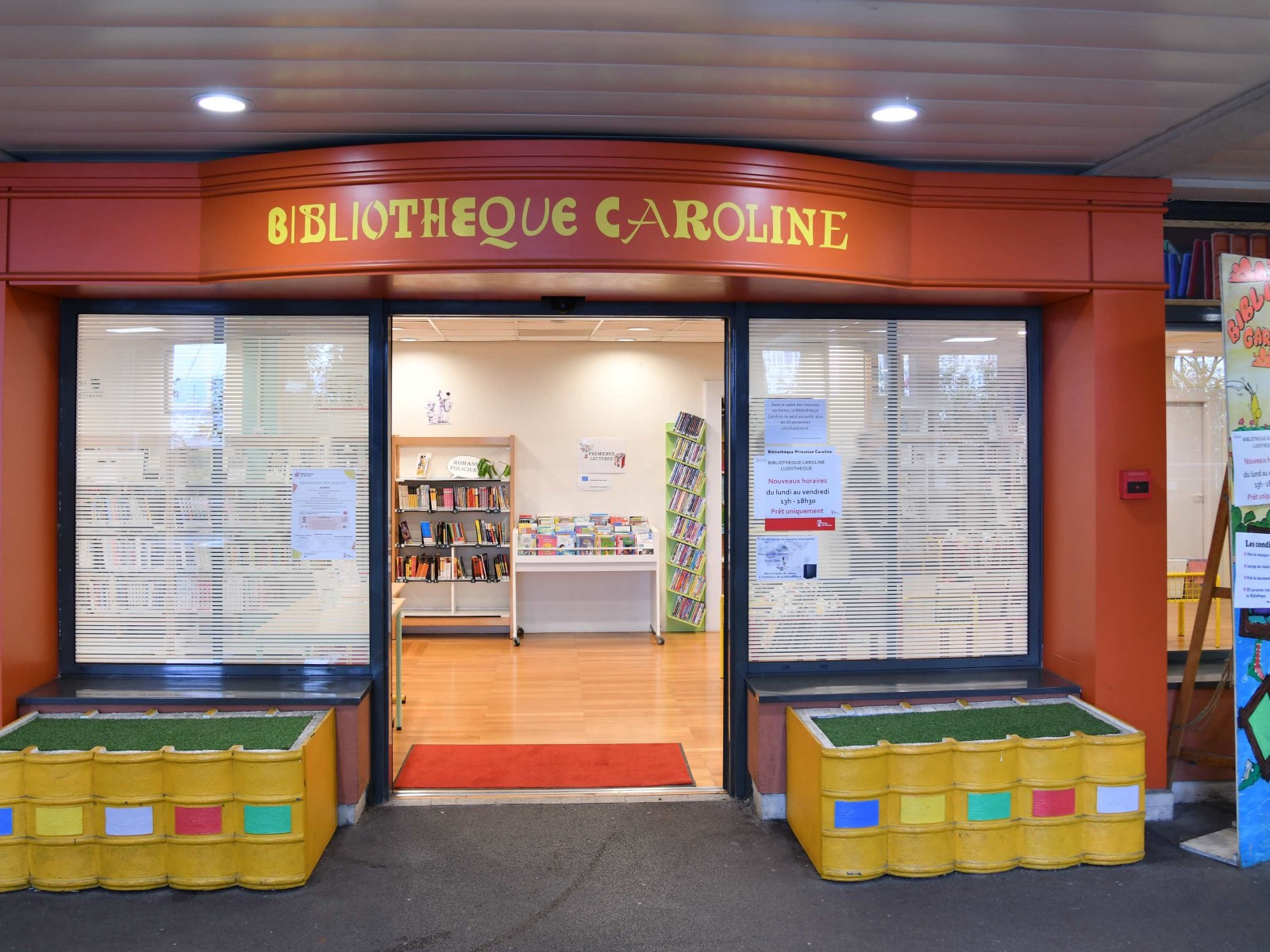 La Bibliothèque Caroline prolonge l’ouverture le samedi matin