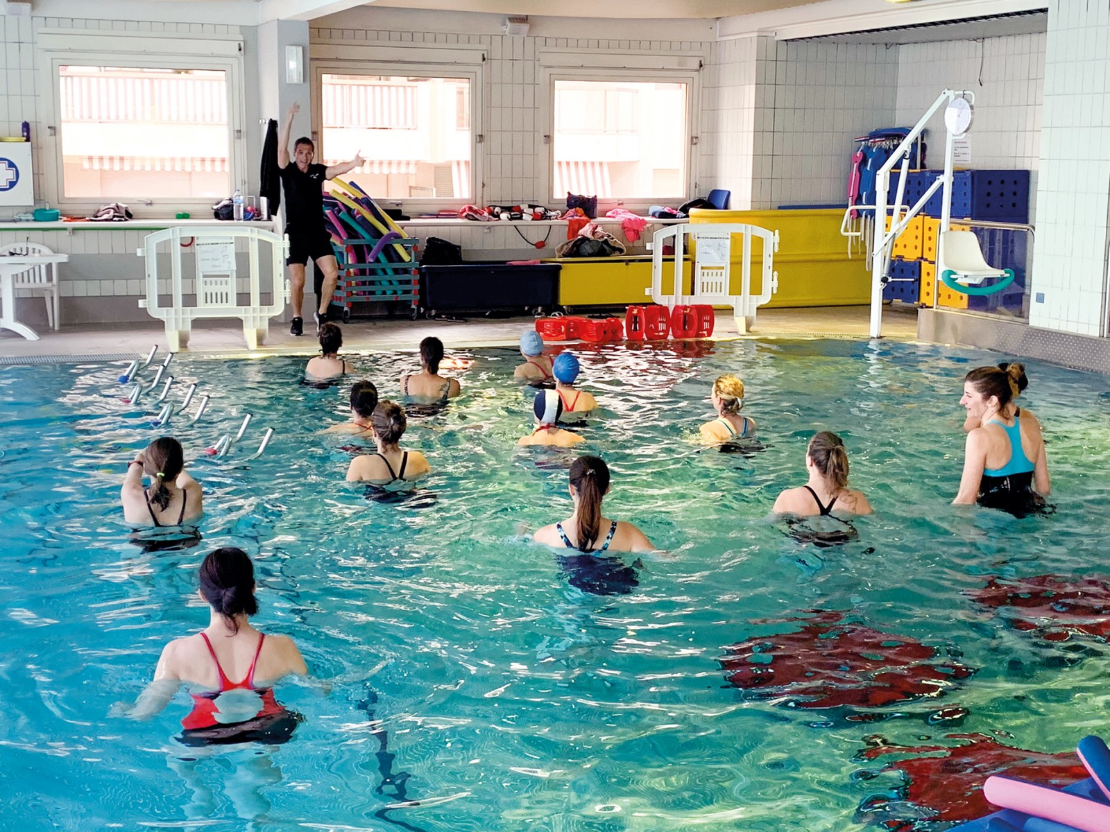 Nouveauté à la Piscine Saint-Charles Des cours d’aqua-trampo-fitness