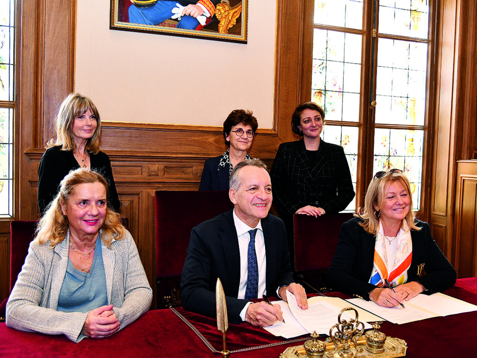 La Mairie officialise un partenariat avec l’association « Aux cœurs des mots »