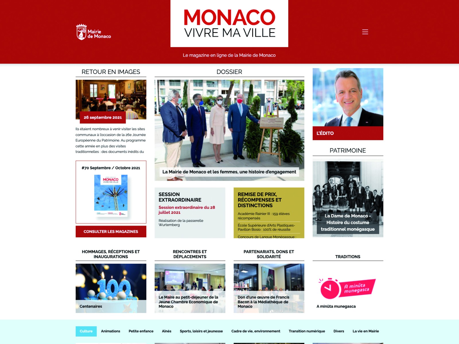 Monaco Vivre Ma Ville – le magazine en ligne de la Mairie de Monaco