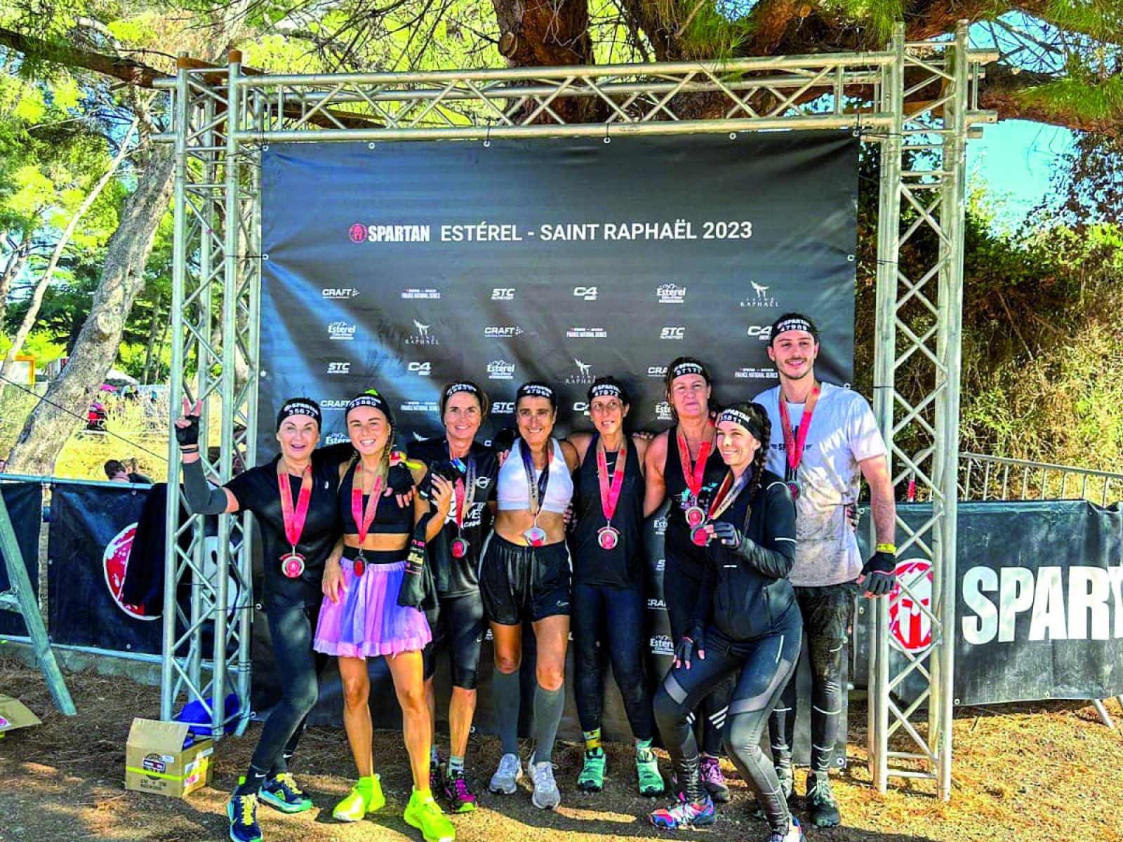 20 adhérents de Hercule Fitness Club ont participé à la Spartan Race