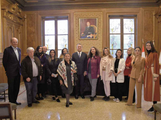 Les membres du CREM en visite à la Mairie