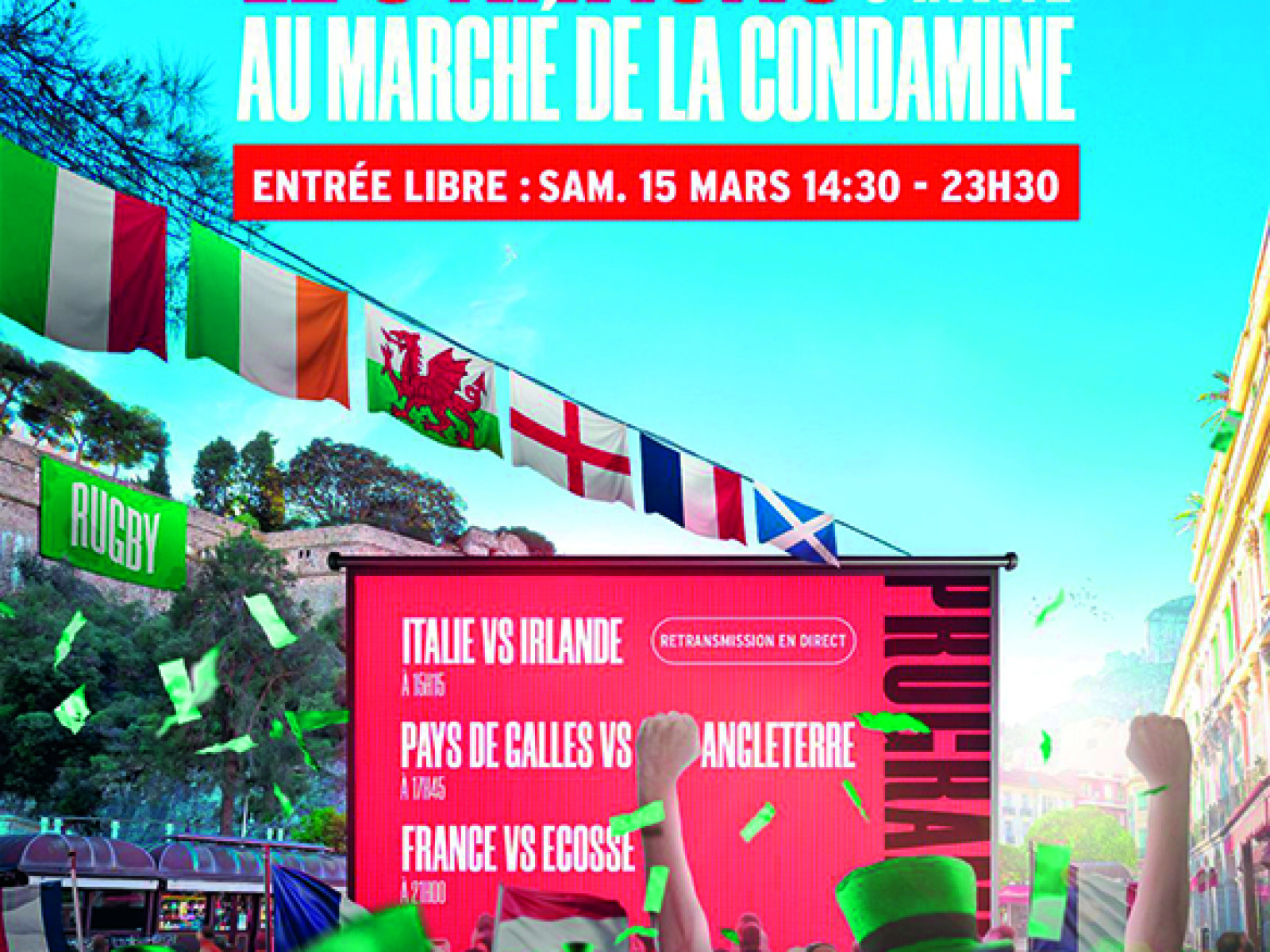 Retransmission du Tournoi des 6 Nations
