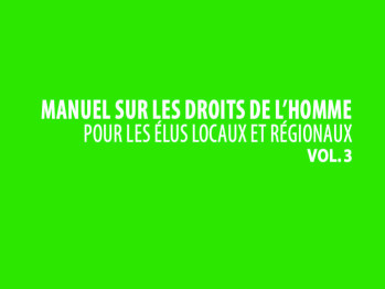 Les actions de la Mairie mises en avant dans le manuel sur les droits de l'homme - environnement et développement durable