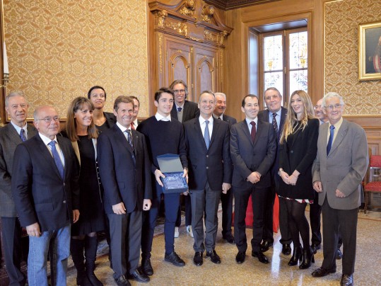 Charles Leclerc honoré par la Mairie