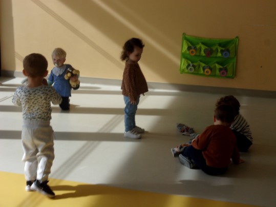 Atelier "5 sens" de la crèche L'île aux Bambins