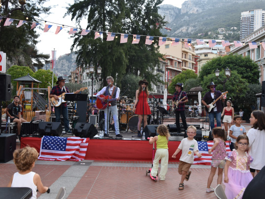 Soirée américaine au Marché de la Condamine