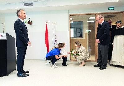 Visite des locaux rénovés de la crèche de Monte-Carlo