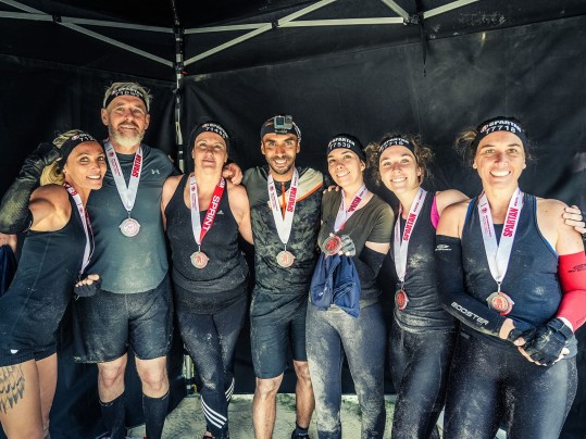 Six adhérents du Hercule Fitness Club à la Spartan Race de Carcassonne !