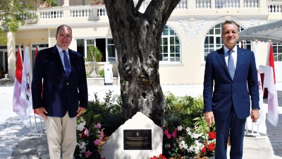 La nouvelle Cour d’Honneur inaugurée, la langue monégasque à l’honneur