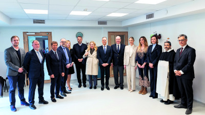 Visite des locaux rénovés de la crèche de Monte-Carlo